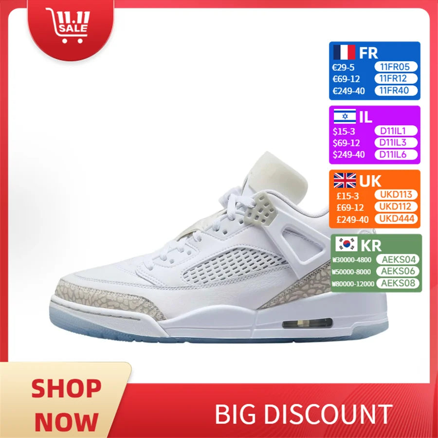 Jordan Spizike Low Mesh Rubber