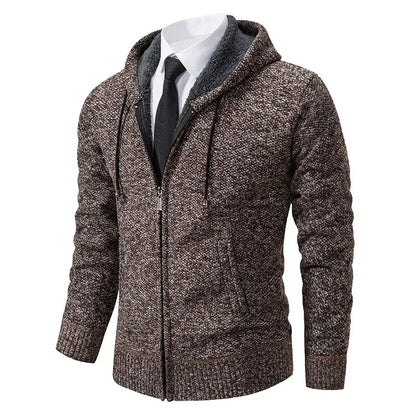 Stand Collar Fleece Cardigan Chicchar Fashion