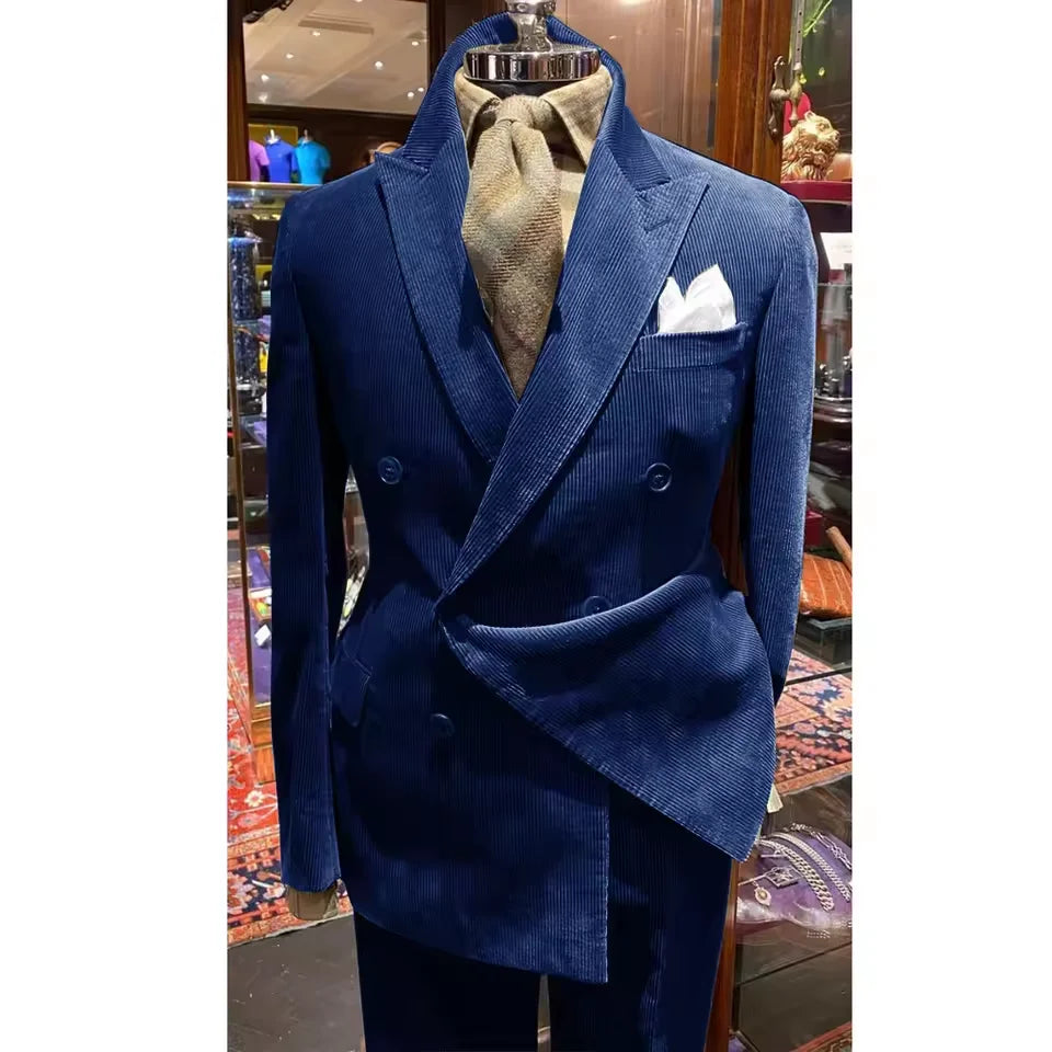 Corduroy Grass Green Suit