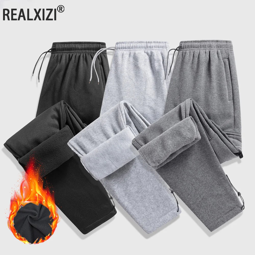 Men's Fleece Polyester Joggers
