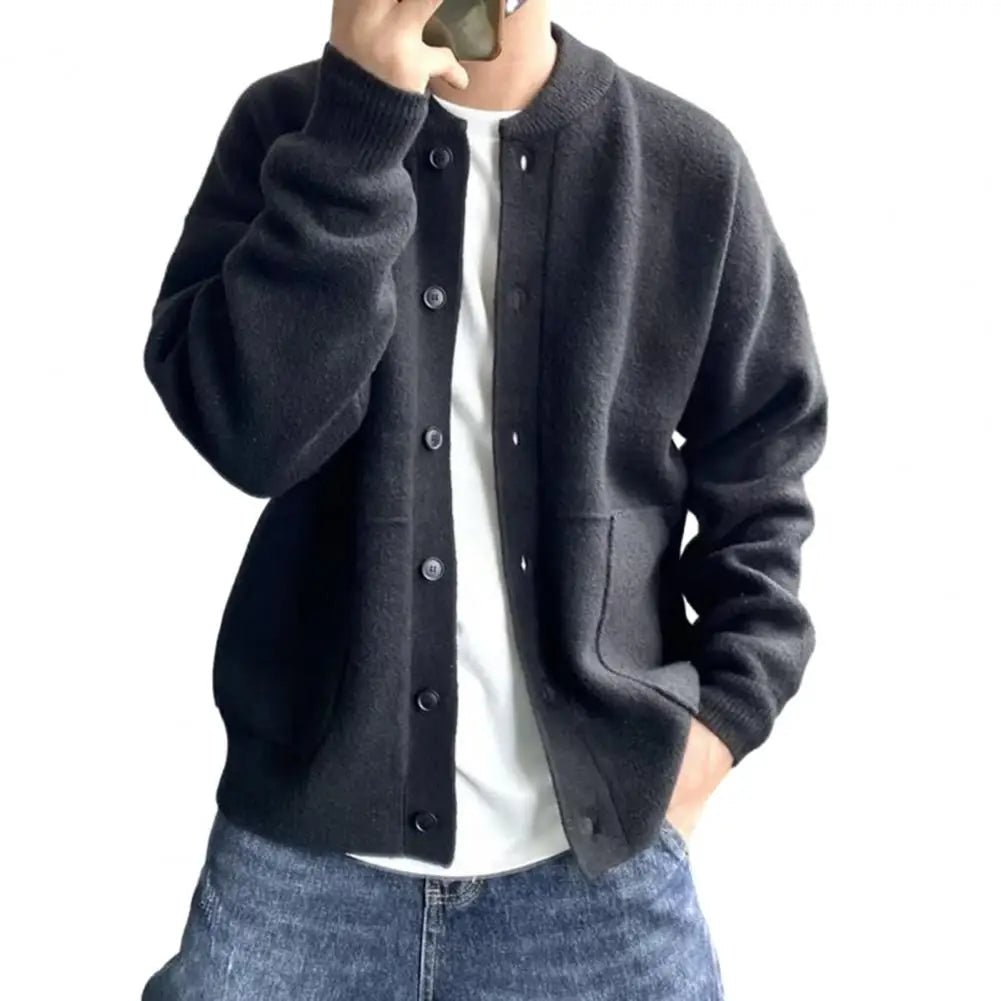 Men's Knit Cashmere Cardigan Chicchar Fashion