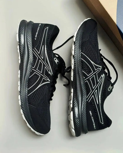 ASICS Comfortable Fashionable Shock-absorbing Wear-resistant Breathable  Casual Commuting Running Shoes for Men Black - Chicchar Fashion