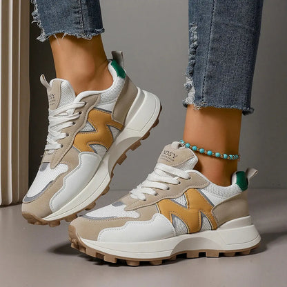 Women New Breathable Sneakers High-end Sport Balance Fashion Shoes for Women Office Trend Luxury Sneakers Women Zapatos De Mujer - Chicchar Fashion