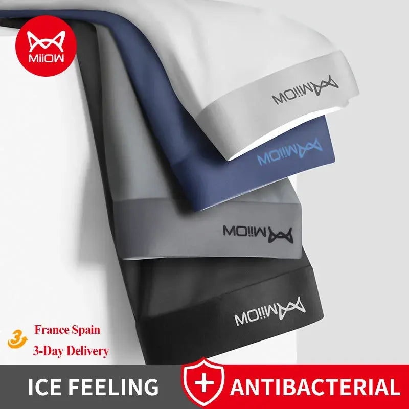 Graphene Ice Silk Boxers 4pc Chicchar Fashion