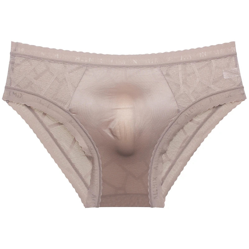 Low Waist Ice Silk Men Briefs Chicchar Fashion