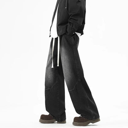 Baggy Wide-Leg Cotton Jeans