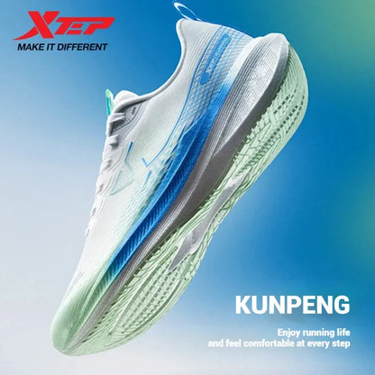 Xtep Kunpeng Running Shoes for Men 2025 Summer Shock-absorbing Rebound Lightweight Breathable Mesh Sport Shoes 875219110025 - Chicchar Fashion