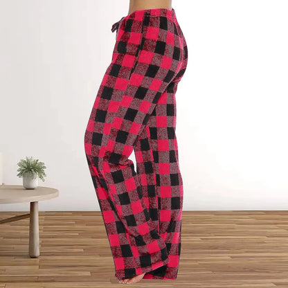 Cozy Plaid Pajama Pants - Chicchar Fashion