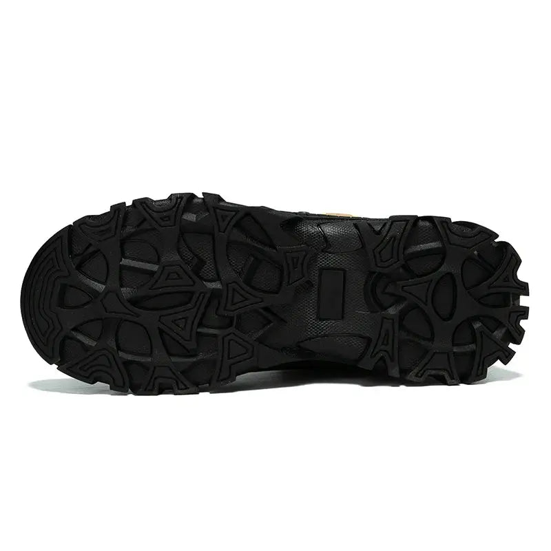 CHRLCK Men's Spring Autumn Hunting Tactical Boots Outdoor Waterproof Anti-slip Color-blocking Boots Men Military Hiking Shoes - Chicchar Fashion