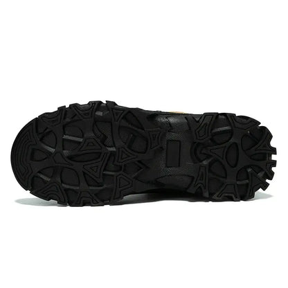 CHRLCK Men's Spring Autumn Hunting Tactical Boots Outdoor Waterproof Anti-slip Color-blocking Boots Men Military Hiking Shoes - Chicchar Fashion