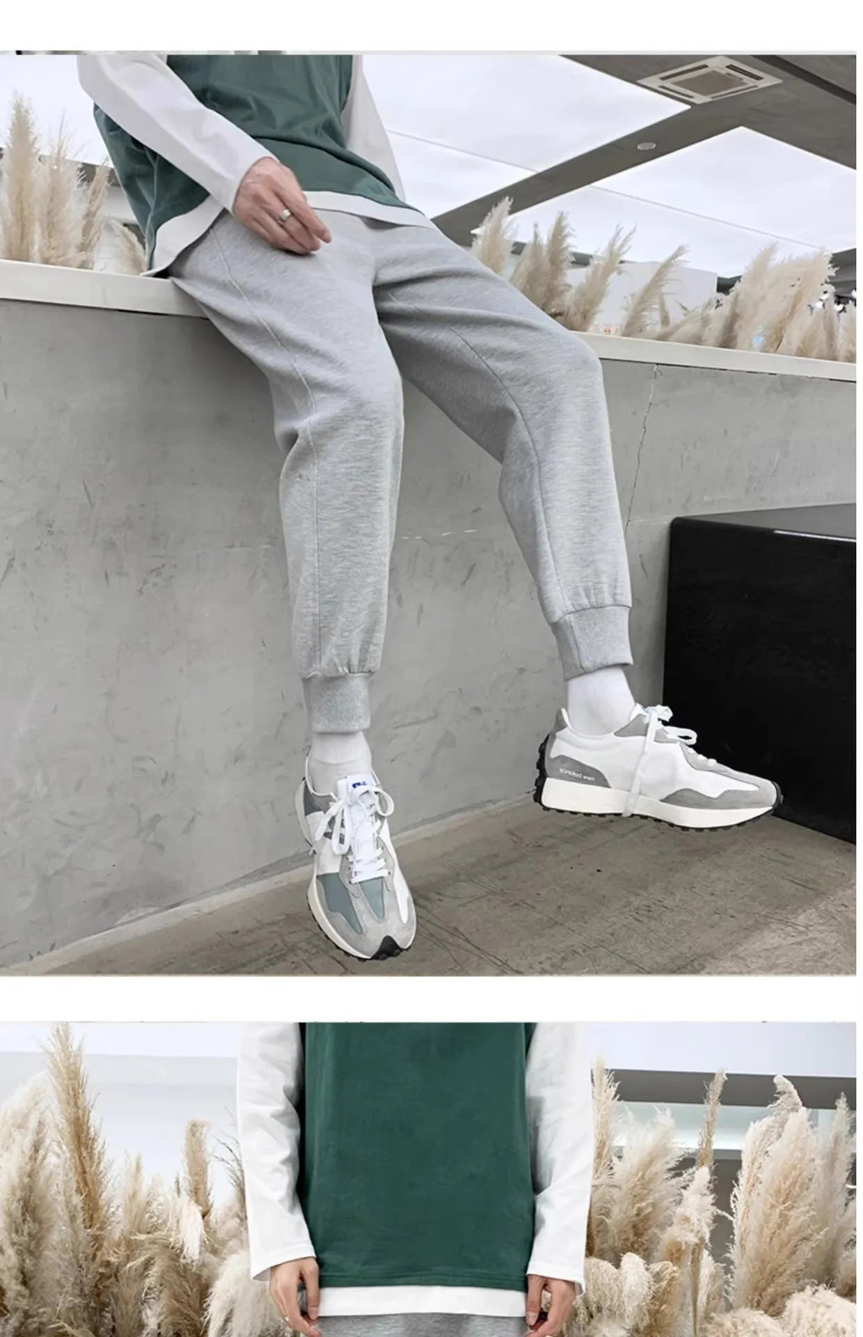 Plus-Size Men's Fleece Joggers