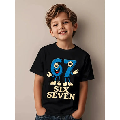 Kids Polyester Math Tee