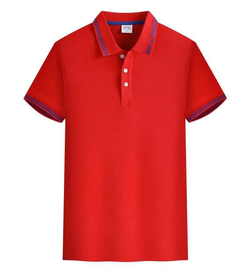 Breathable Cotton Polo Tee