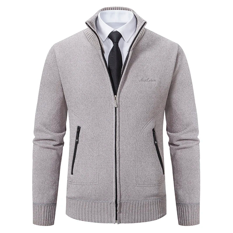 Men's Polyester Knit Cardigan Chicchar Fashion