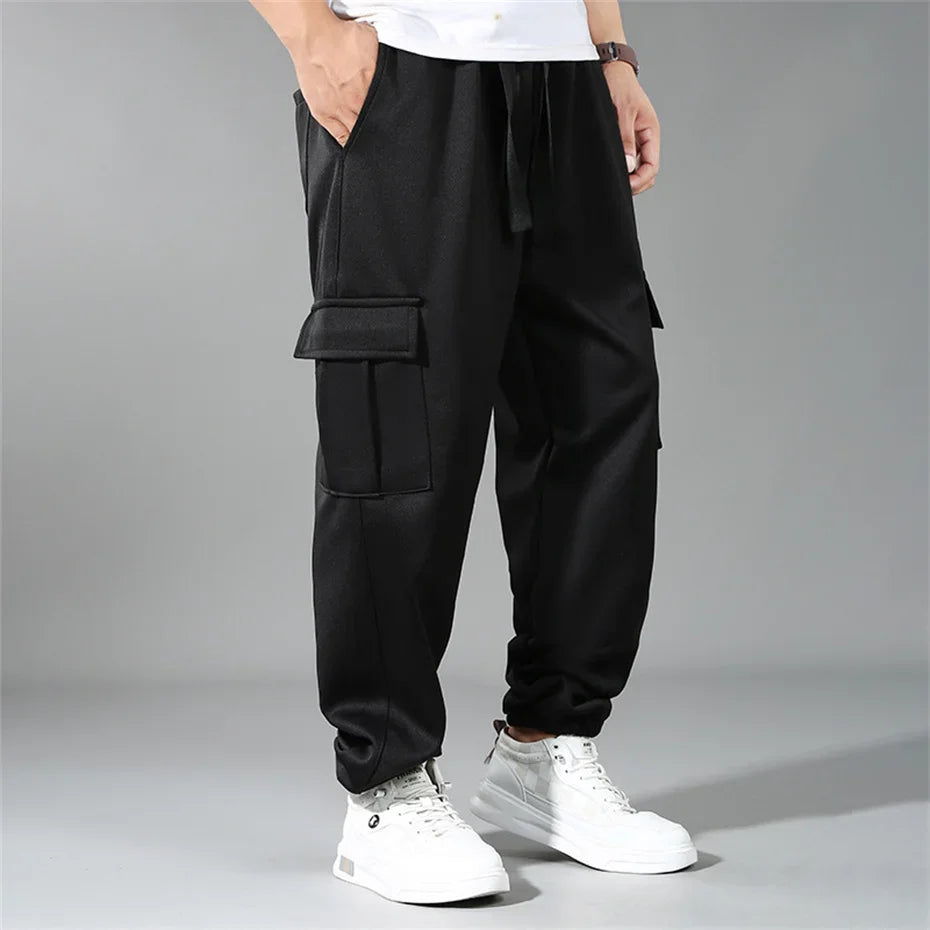 Plus Size Cargo Joggers 11-12XL