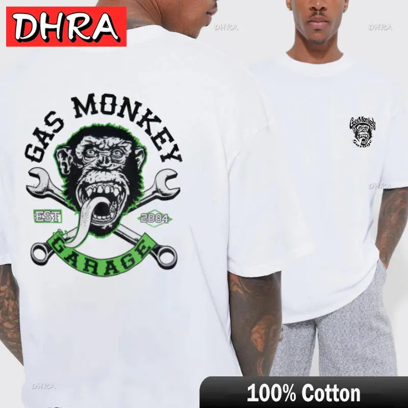 Gas Monkey Cotton Graphic Tee Chicchar Fashion