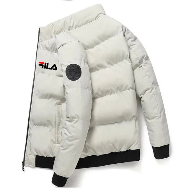 Men's Thick Zipper Warm Coat