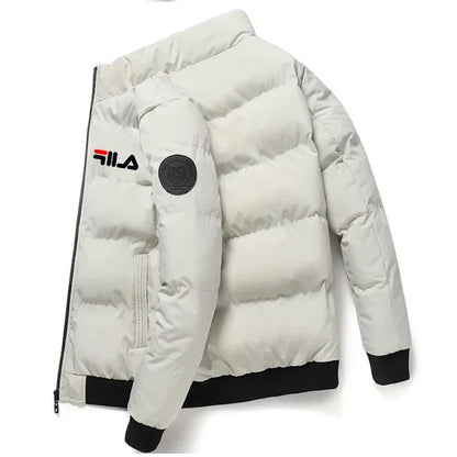 Men's Thick Zipper Warm Coat