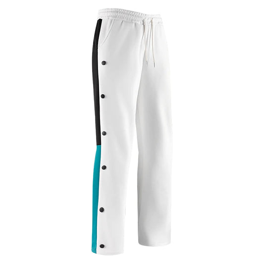 Men's Wide-Leg Polyester Pants