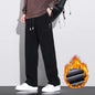 Korean Fleece Corduroy Warm Baggy Cargo Jogger Pants
