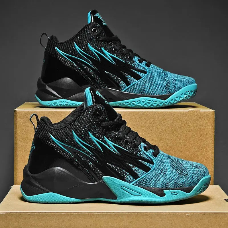 Men Basketball Shoes Comfort Casual Field Training Breathe Rebound Anti Slip Outdoor Sports Basketball Boots for Man - Chicchar Fashion