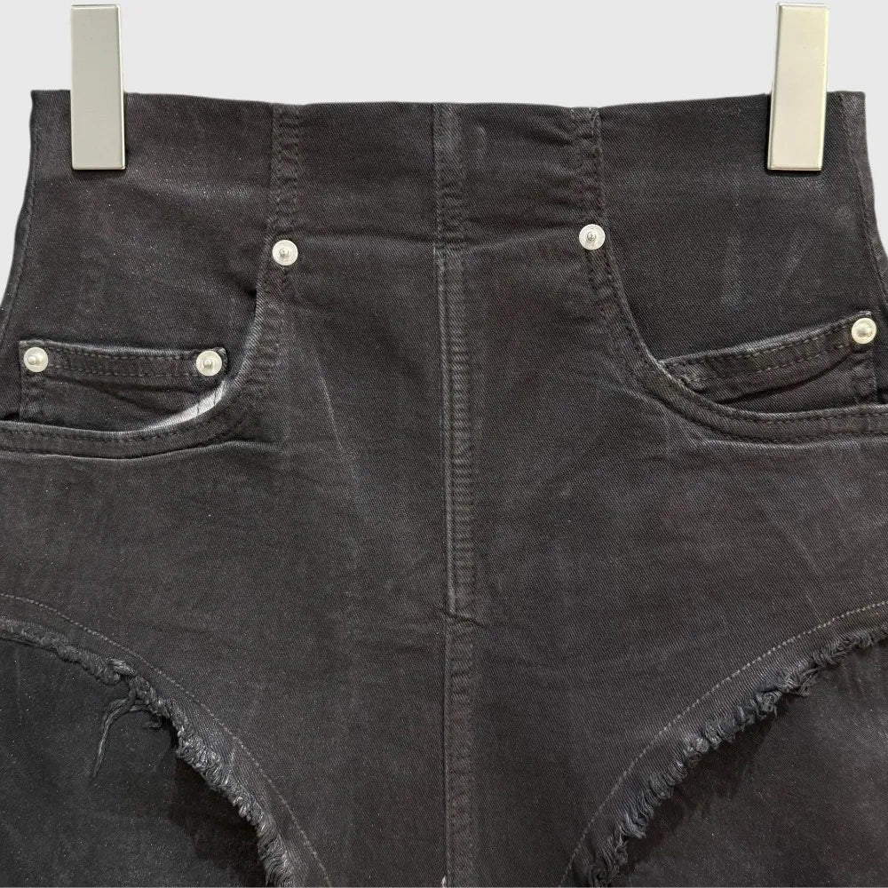 Spicy Denim Shorts Mid Waist