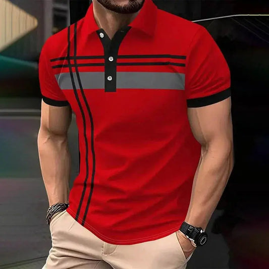 Men Slim Fit Polyester Polo Chicchar Fashion