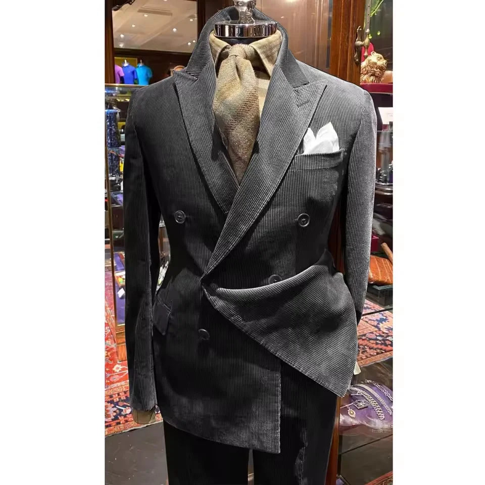 Corduroy Grass Green Suit