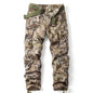 Camo Cargo Straight Leg Pants