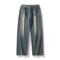 Retro Washed Straight Denim