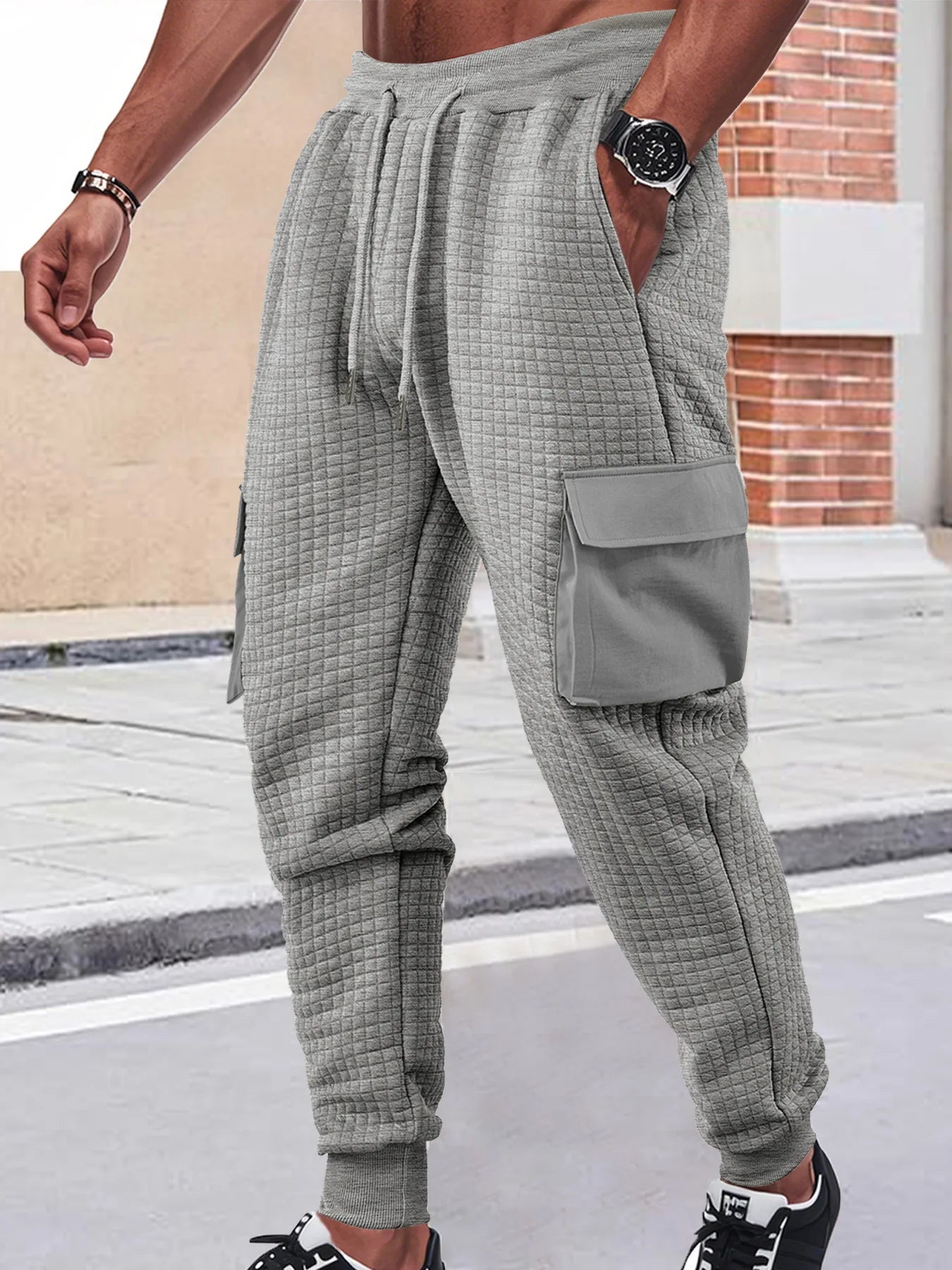 VersaFlex Men's Jacquard Multi-Pocket Work Pants