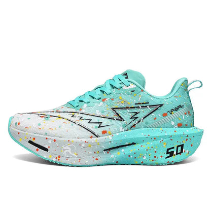 New glow-in-the-dark running shoes with carbon fiber plate, high-resilience sport shoes for men and women, lightweight cushioned - Chicchar Fashion