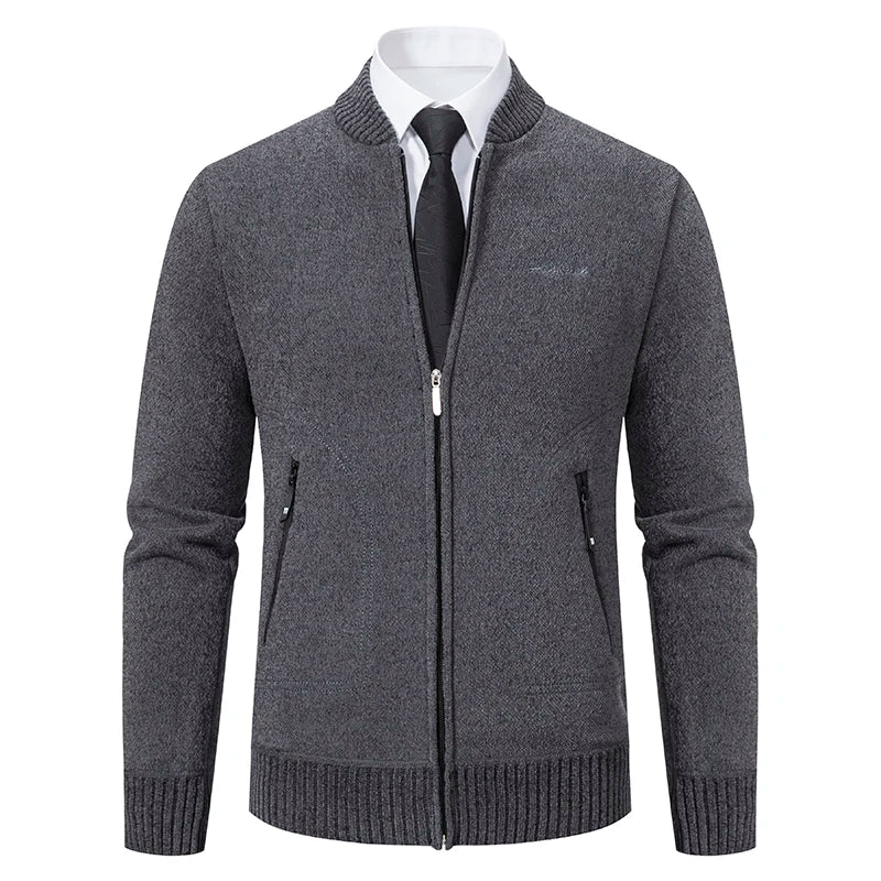 Men's Polyester Knit Cardigan Chicchar Fashion