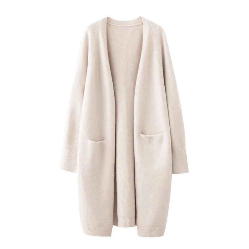 Cashmere Blend V Neck Cardigan Chicchar Fashion
