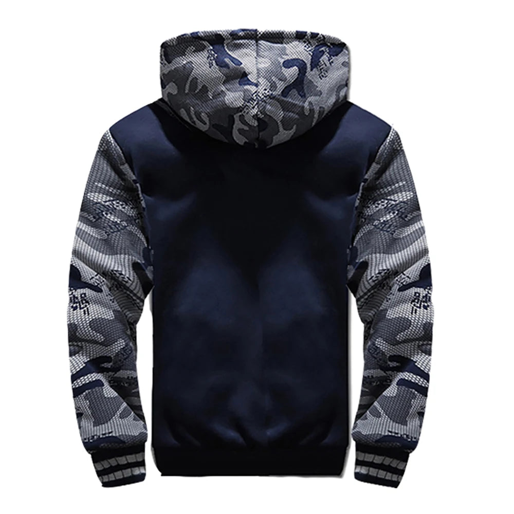 Camouflage Fleece Winter Coat