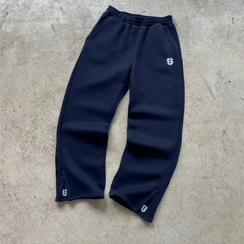 Y2K Baggy Cotton-Poly Pants