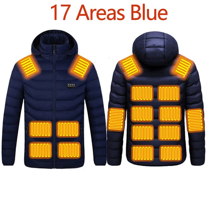 USB Heated Men's Parka