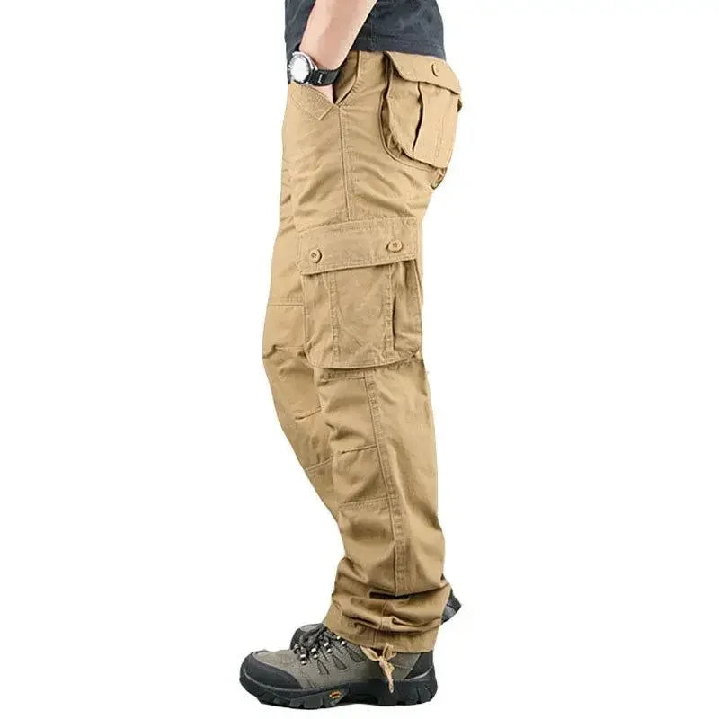 TrailGuard Men’s Tactical Cotton Cargo Hiking Pants