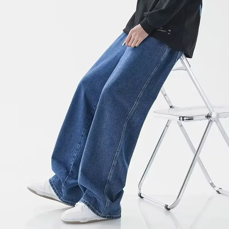Men Baggy Wide-Leg Denim