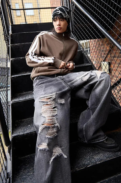 Oversized Baggy Wide-Leg Jeans