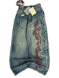 Y2K Wide-Leg Embroidered Jeans