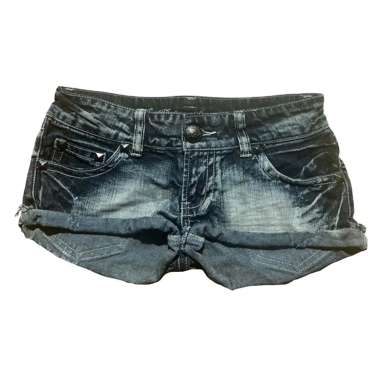 Y2K British Flag Denim Shorts
