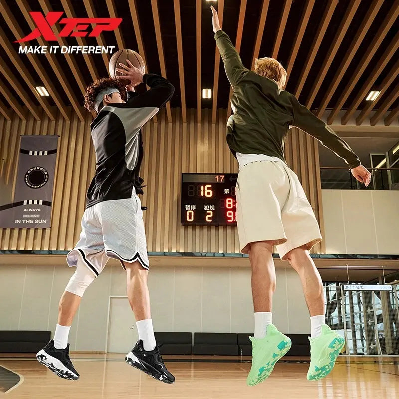 Xtep Lin Storm 2 Basketball Shoes for Men 2025 Spring Non-slip Support Shock-absorbing Practical Sport Shoes 875119120001 - Chicchar Fashion