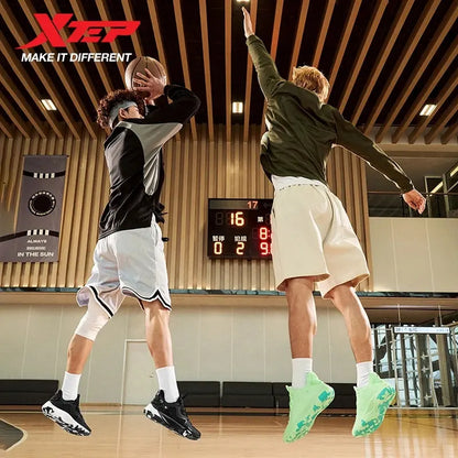 Xtep Lin Storm 2 Basketball Shoes for Men 2025 Spring Non-slip Support Shock-absorbing Practical Sport Shoes 875119120001 - Chicchar Fashion
