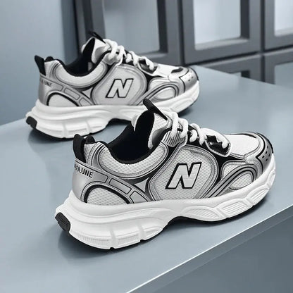 Summer New Wear-resistant Mesh Combination Comfortable Men's Large-sized Sports Breathable Anti-odor Running Shoes - Chicchar Fashion