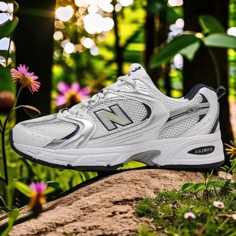 Couple Sports 530 Retro Shoes: Unisex Autumn Dad Shoes, Elevator Breathable & Casual Running Shoes - Chicchar Fashion