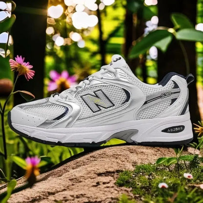 Couple Sports 530 Retro Shoes: Unisex Autumn Dad Shoes, Elevator Breathable & Casual Running Shoes - Chicchar Fashion