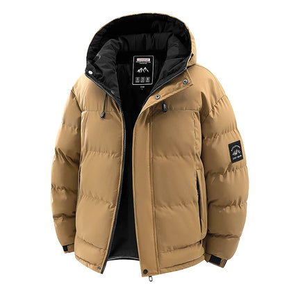 Windproof Hooded Parka Men