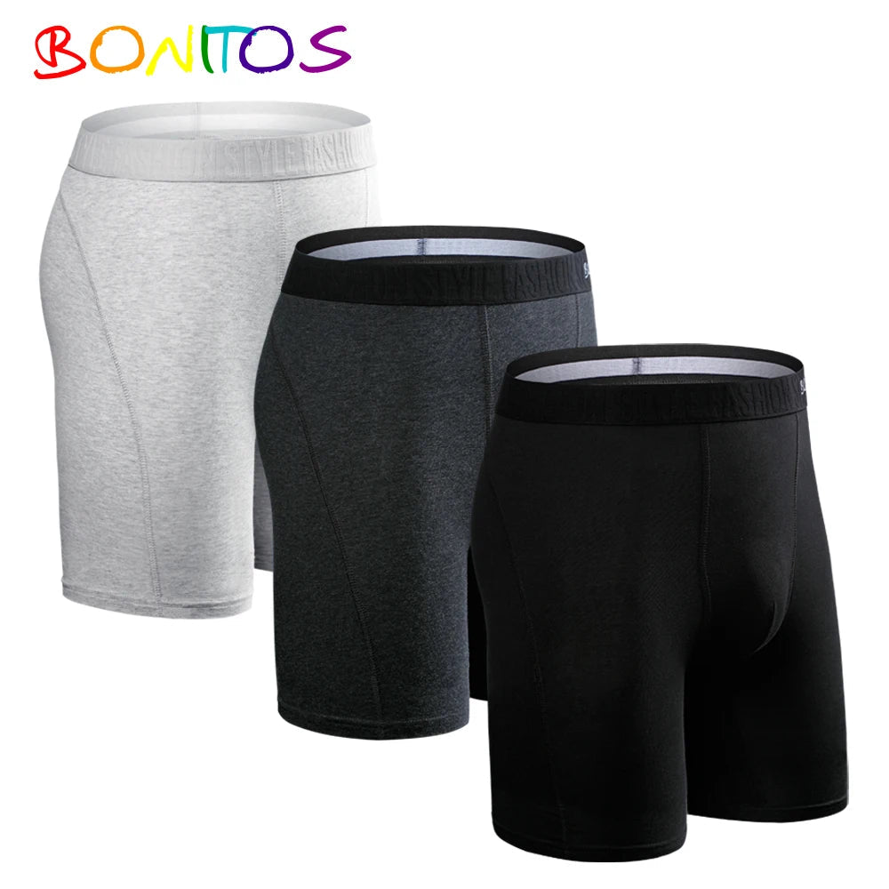 3-Pack Cotton Long Boxers Chicchar Fashion