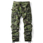 Camo Cargo Straight Leg Pants